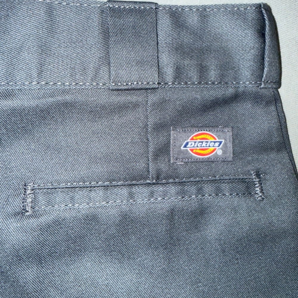 Dickies 874 Original Fit Work Pants Charcoal Grey Mens 30x30 Straight Leg Twill - Picture 5 of 7
